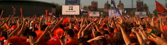 Huldiging Oranje
